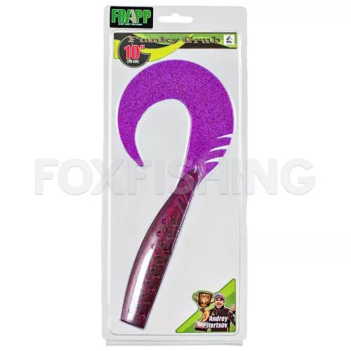 Силиконовая приманка Frapp Funky Grub 10" #22 25.4см. 1шт.