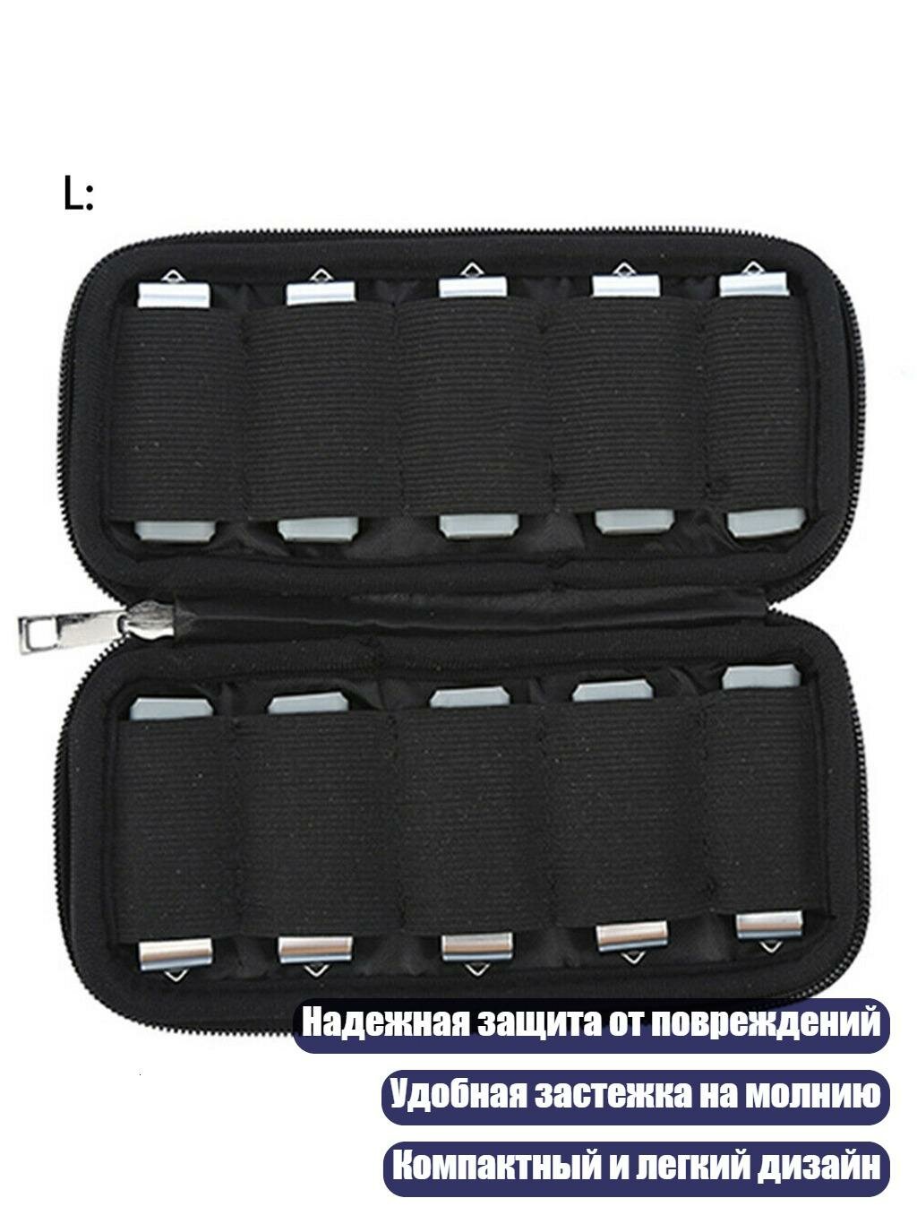 USB флешка, держатель на 6/10 слотов, черный, Большой