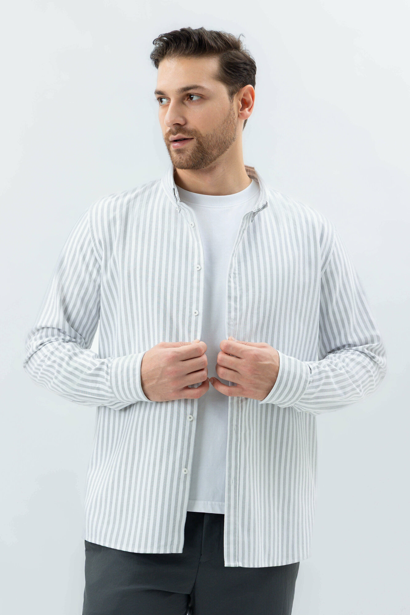 Рубашка TERRA PRO, размер M, grey — фото 1