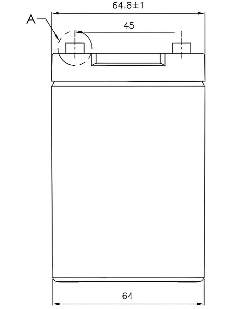 Батарея GP1272 12V (7.2 Ah) F2 (28W)) — фото 1