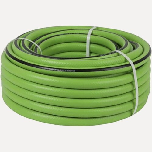 Изображение товара Шланг для полива Bravura 3 зеленый 1/2" (12,5 мм) 25 метров, устойчив к УФ.