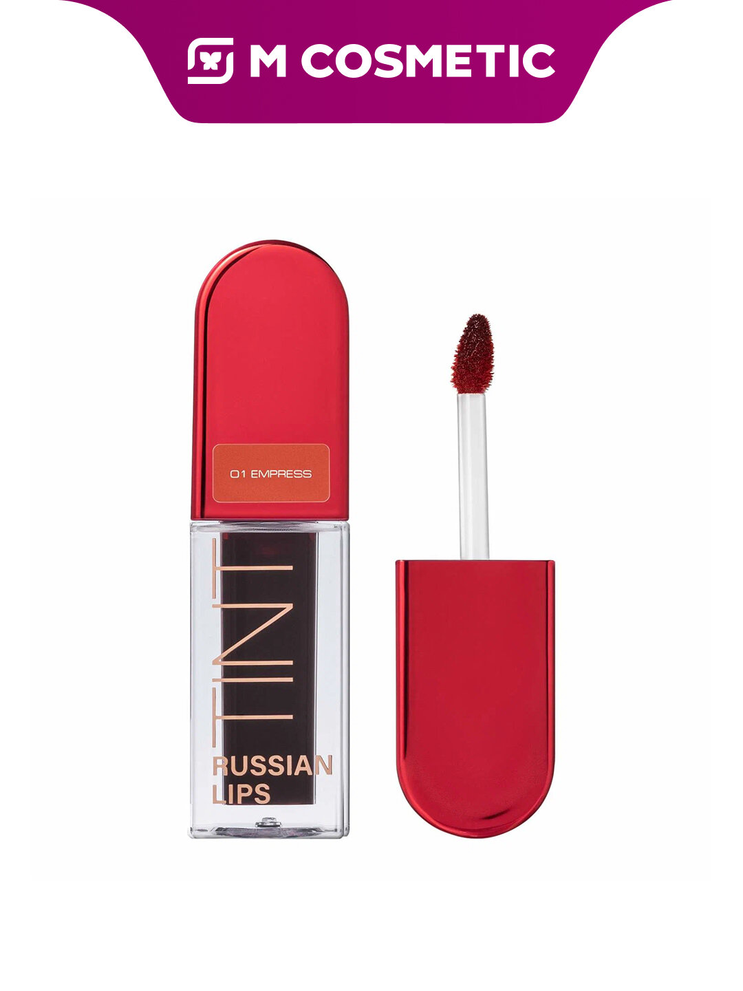 Тинт для губ "Stellary Russian Lips", тон 01, гелевая текстура