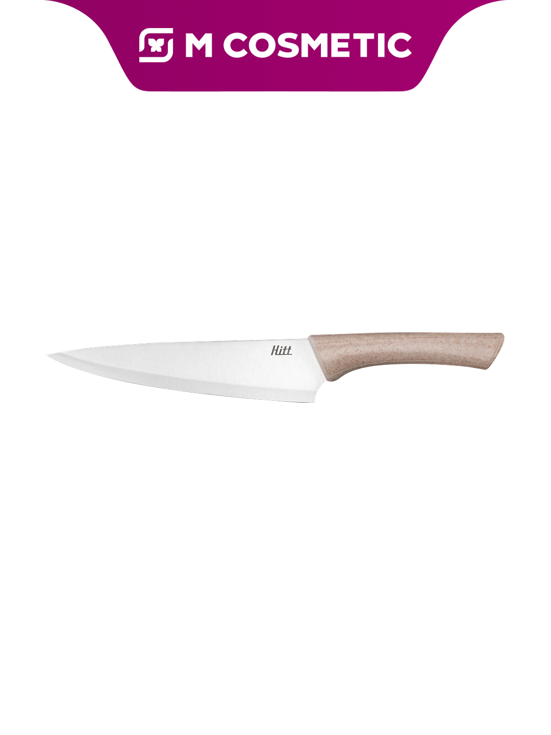 Нож поварской спецторг Hitt Organic, нержавеющая сталь, длина лезвия 19 см