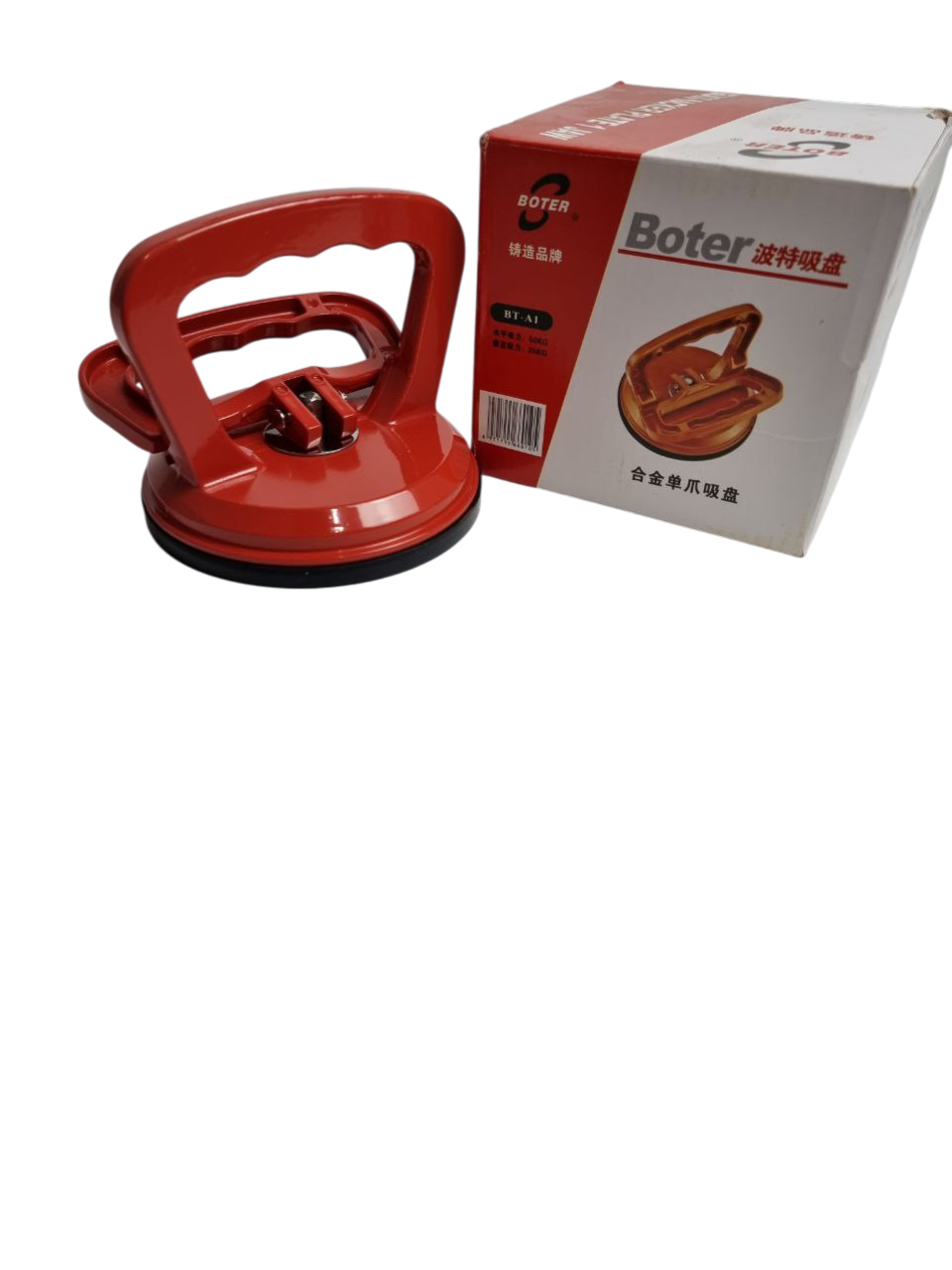 Вакуумный подъемник для стекла с 1 присоской для стекла и плитки.