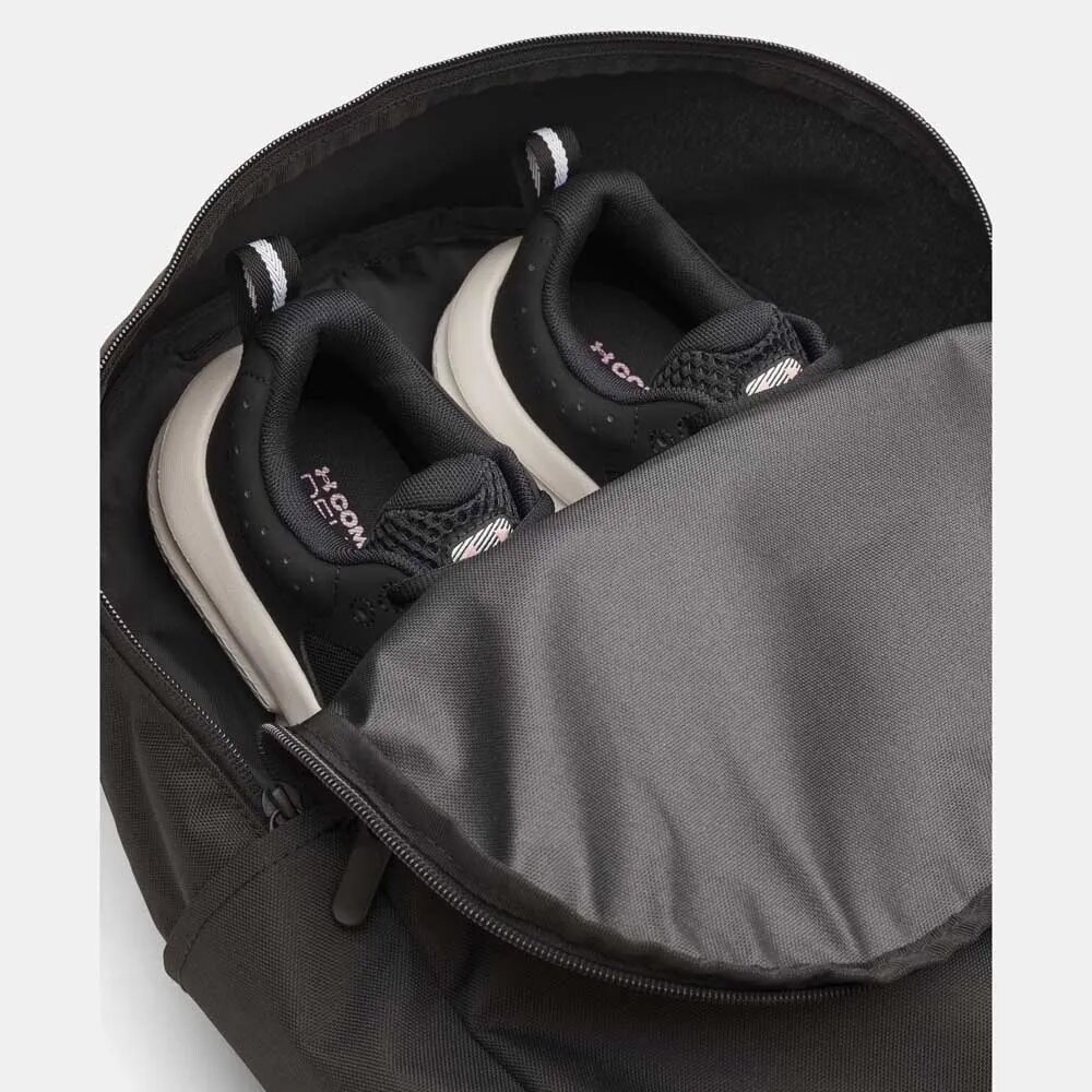 Рюкзак Under Armour Essential Printed, городской, износостойкий, универсальный, чёрный — фото 1