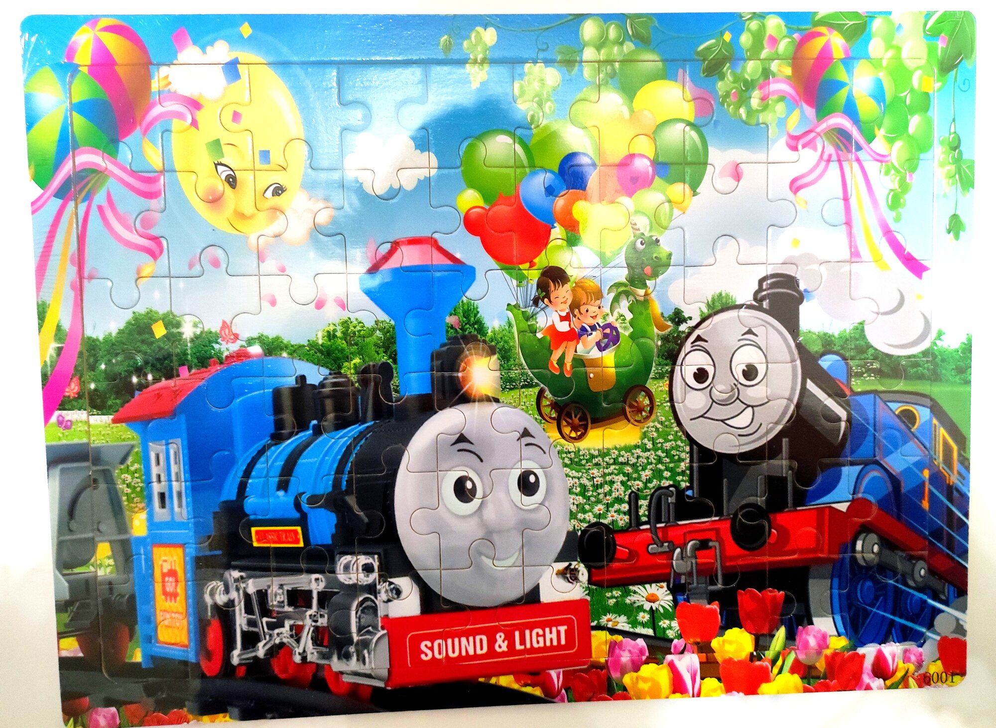 Пазлы Деревянные для детей 60 элементов Tomas — фото 1