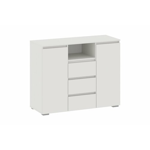 фото Комод для одежды нонтон инта, 120.2x46x95,8 см, с 3-я ящиками, белый