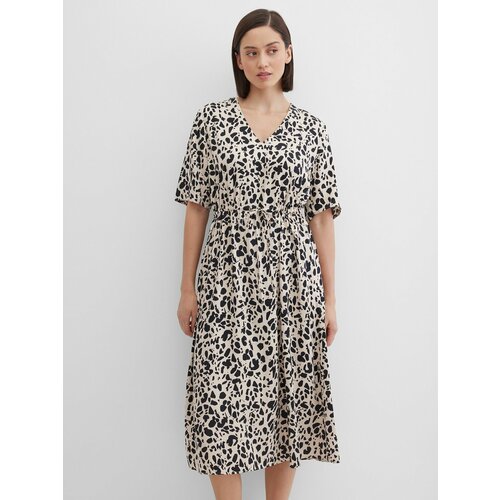 фото Платье taifun by gerry weber, размер 42, бежевый, черный
