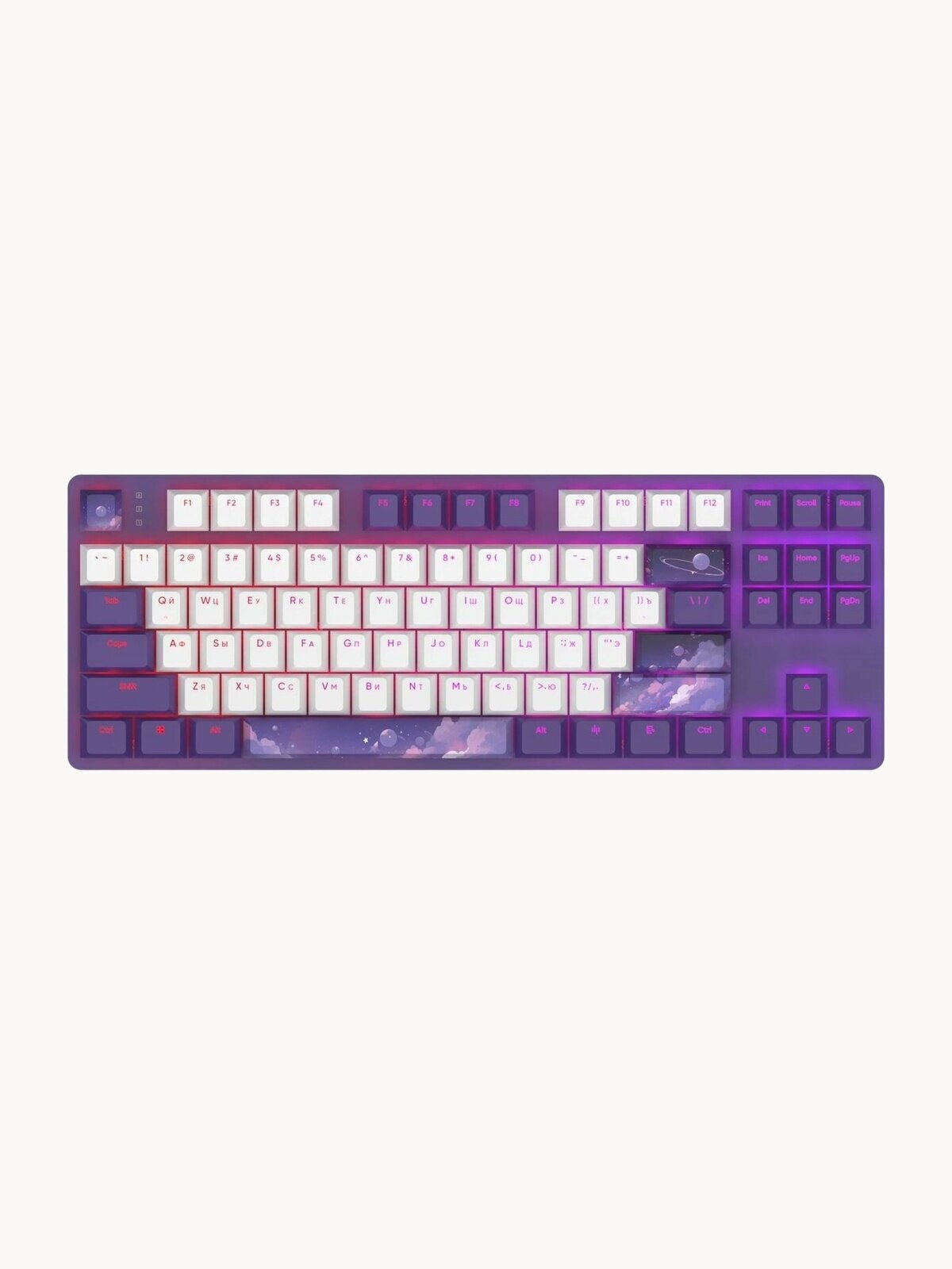 Механическая Red Square Keyrox TKL, фиолетовый, Русская раскладка, Для ПК, USB, Да/RGB
