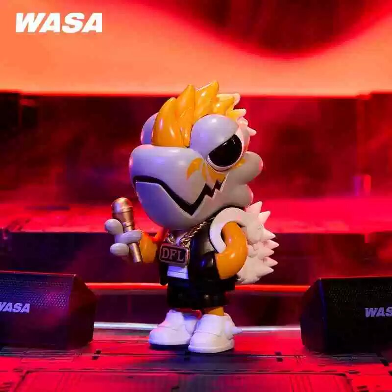 WASA Chameleon Punk Dragon Серия слепой коробки коллекционная фигурка певец #6 вариант W Незакрытая коробка
