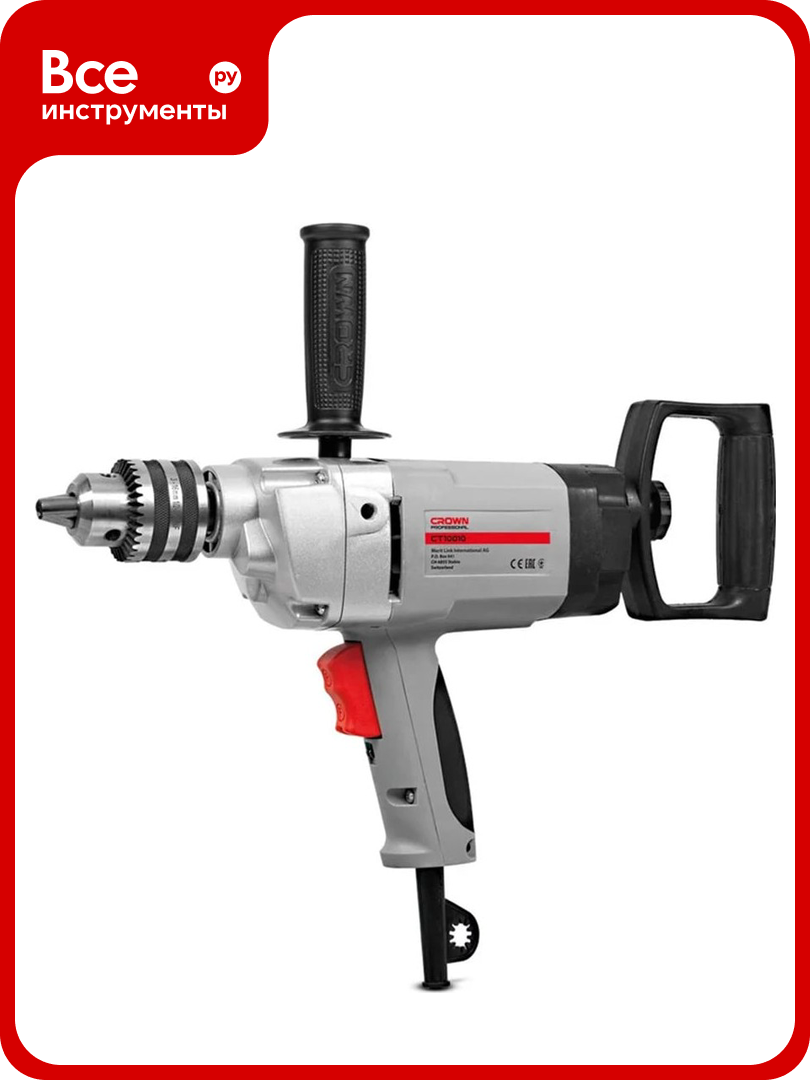 Безударная дрель CROWN CT10010