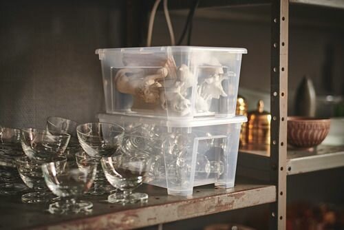 Пластиковый ящик икеа SAMLA, 28x20x14 см/5 л — фото 1