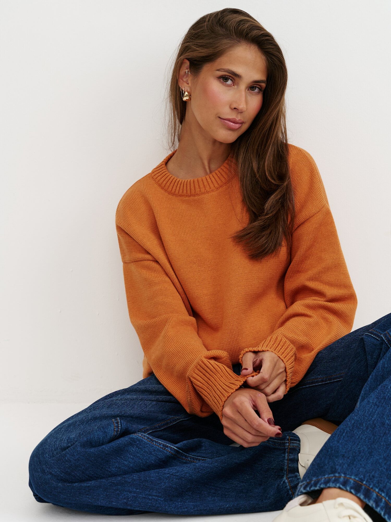 Джемпер KIVI CLOTHING, размер 40-46, терракот