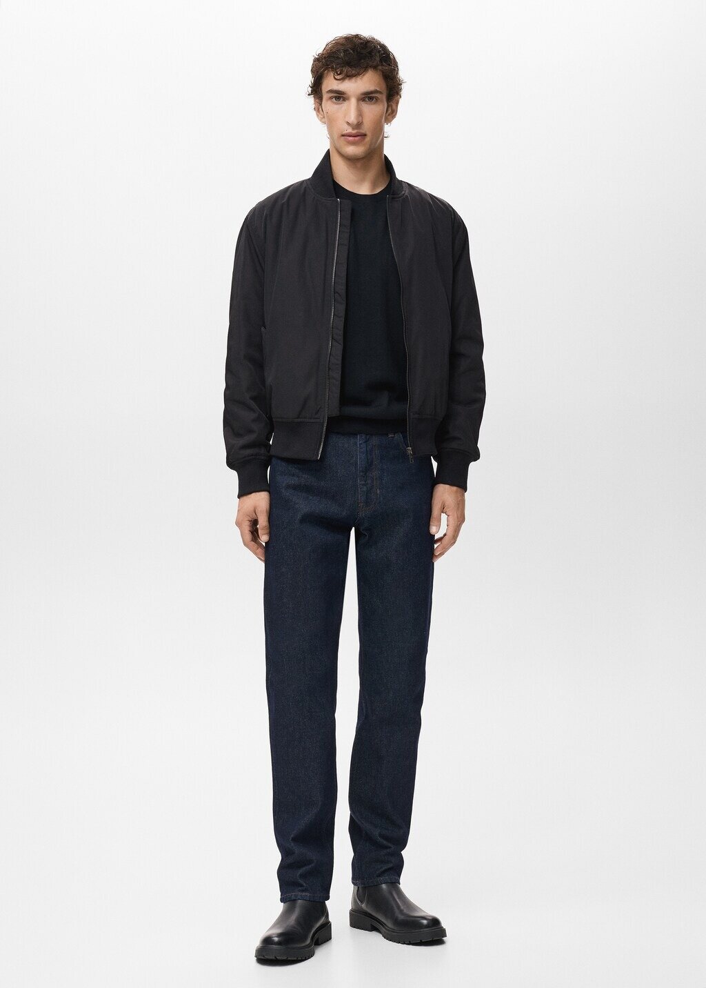 Бомбер MANGO, размер 22, черный