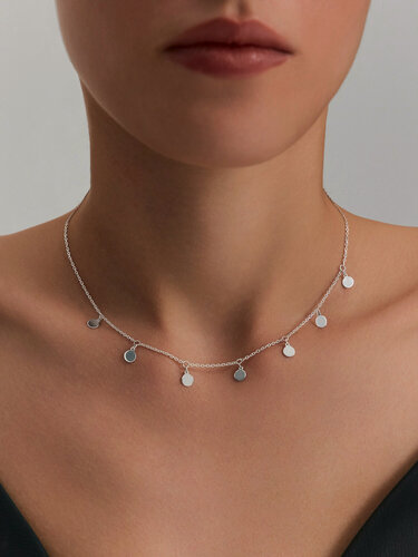 Изображение товара Колье, серебро, 925 проба, родирование