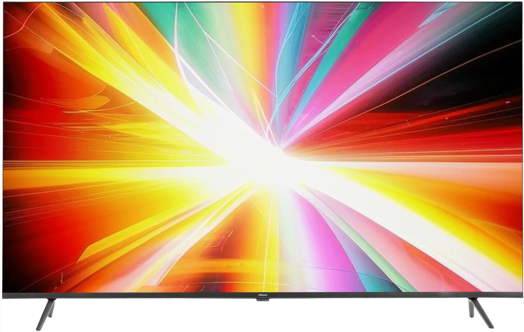 Телевизор Hikers 65HTQ01, 65", Direct LED, QLED, 4K UltraHD, серый