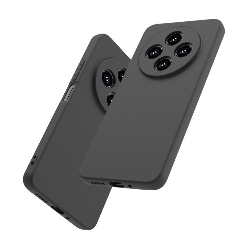 Чехол матовый для Xiaomi Redmi 14C/Xiaomi Poco C75 4G(2024) (Сяоми Редми 14С/ Поко С75 4G(2024), черный — фото 1