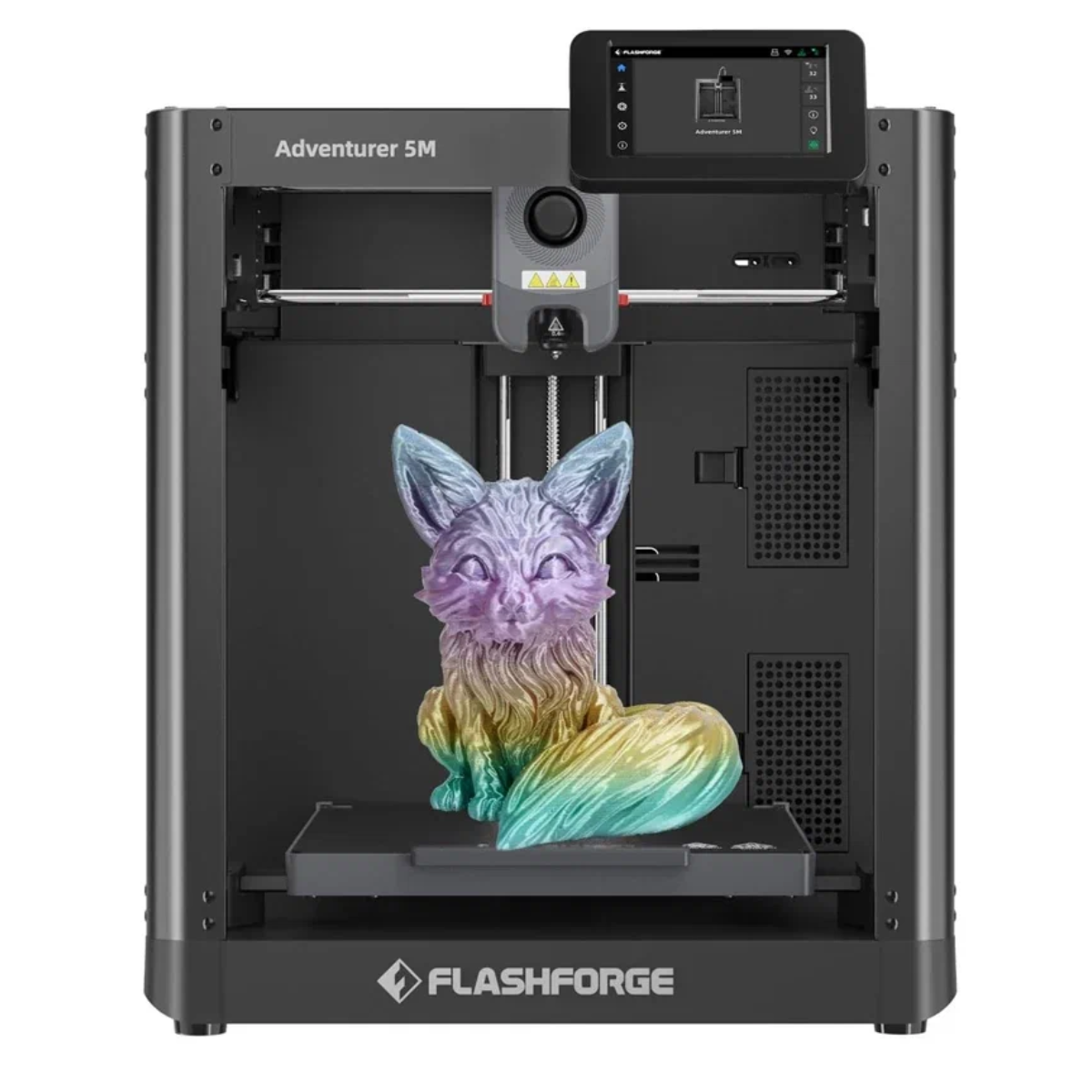 Принтер 3D FlashForge "Adventurer" 5M, скорость 600 мм/с, регулировка скорости, черный