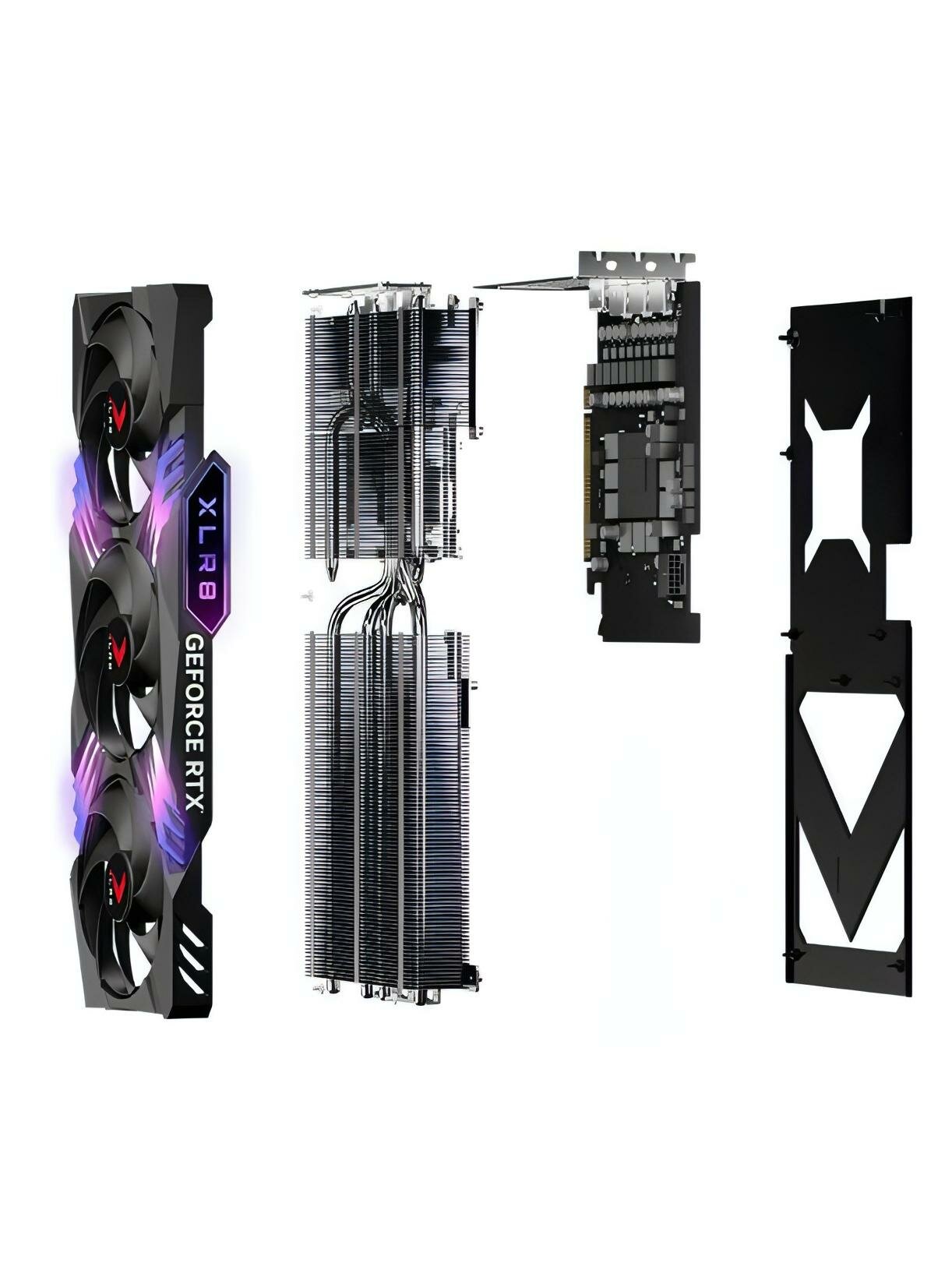 Видеокарта PNY RTX 4070Ti SUPER 16GB XLR8 Gaming VERTO Tr Fan OC (VCG4070TS16TFXXPB1-O) — фото 1