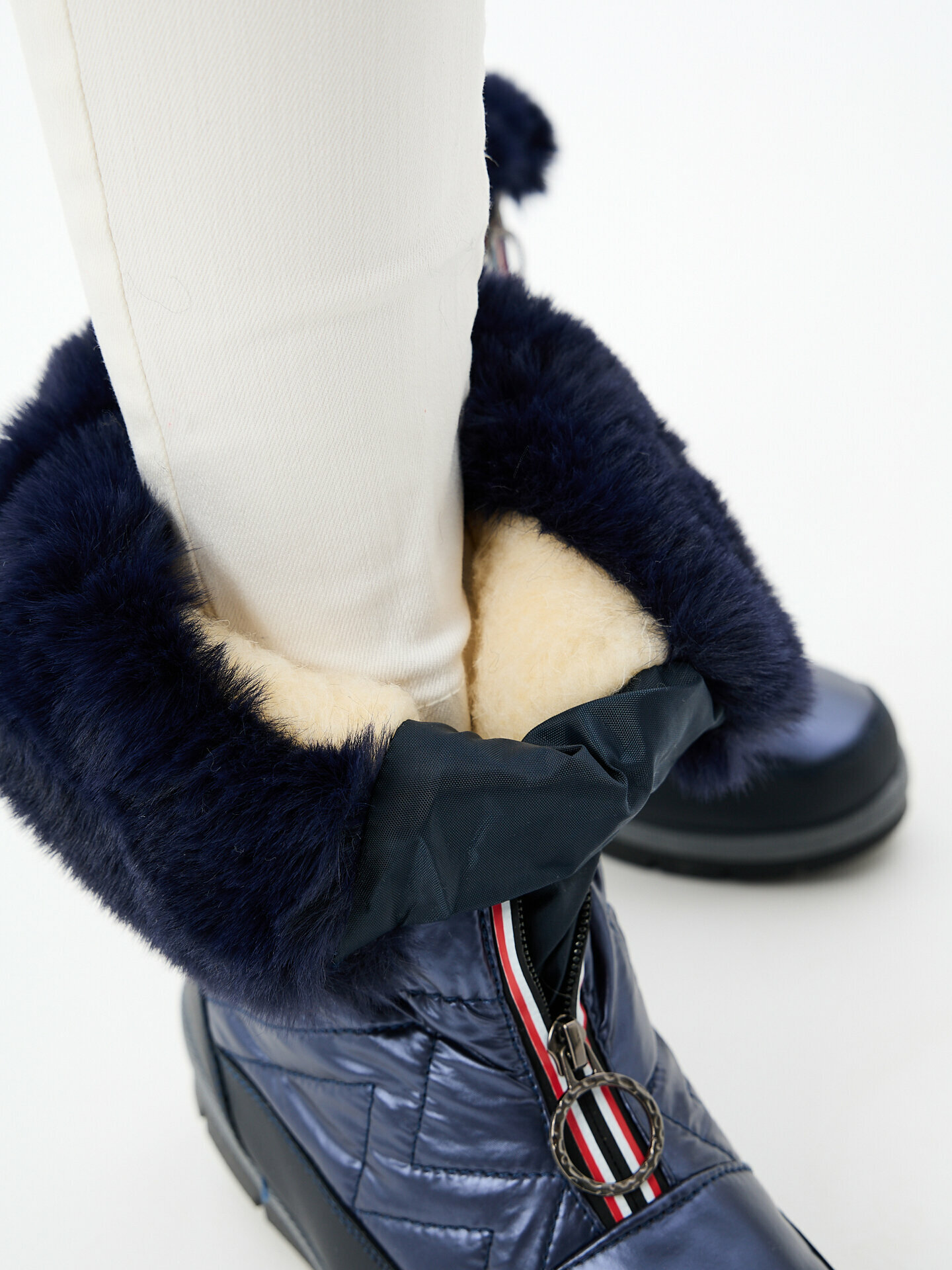 Сапоги Nobbaro, полнота 6 (RU)/ на среднюю стопу, размер 41, синий — фото 1