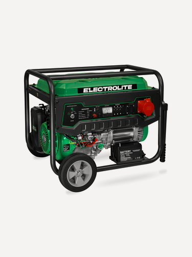 Изображение товара Генератор Electrolite 9000S 380В, медная обмотка, 7кВт, 25л, 16л. с, 9ч автономной работы