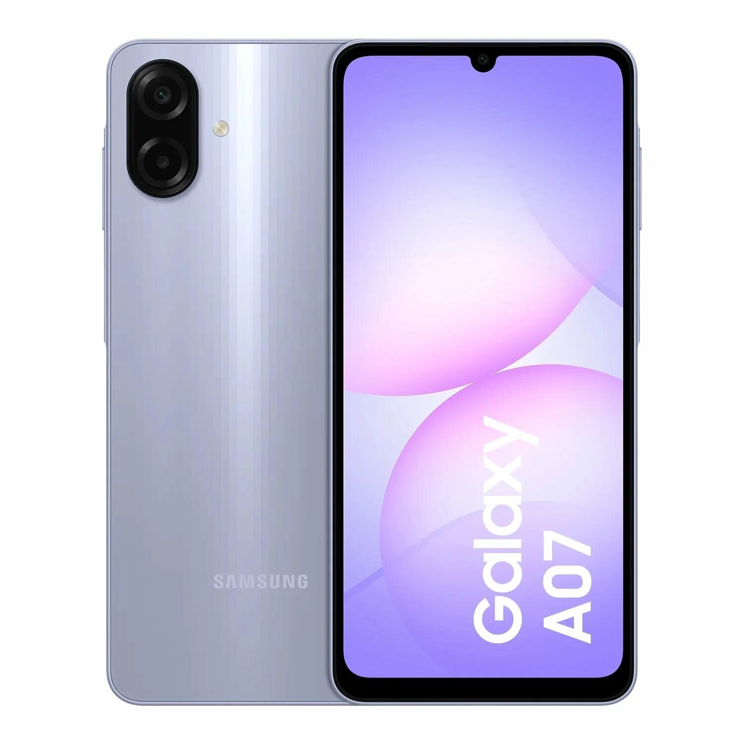Смартфон Samsung Galaxy A07, дисплей PLS, 4/128, 50МП, Фиолетовый