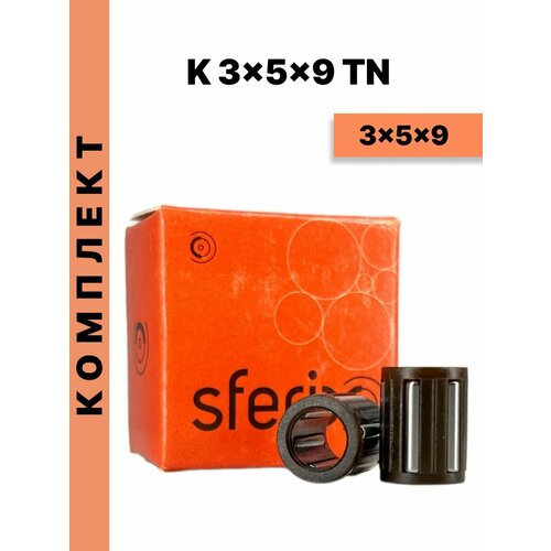 Подшипник K3X5X9 TN SFERIX размер 3*5*9 (комплект 2 шт.)