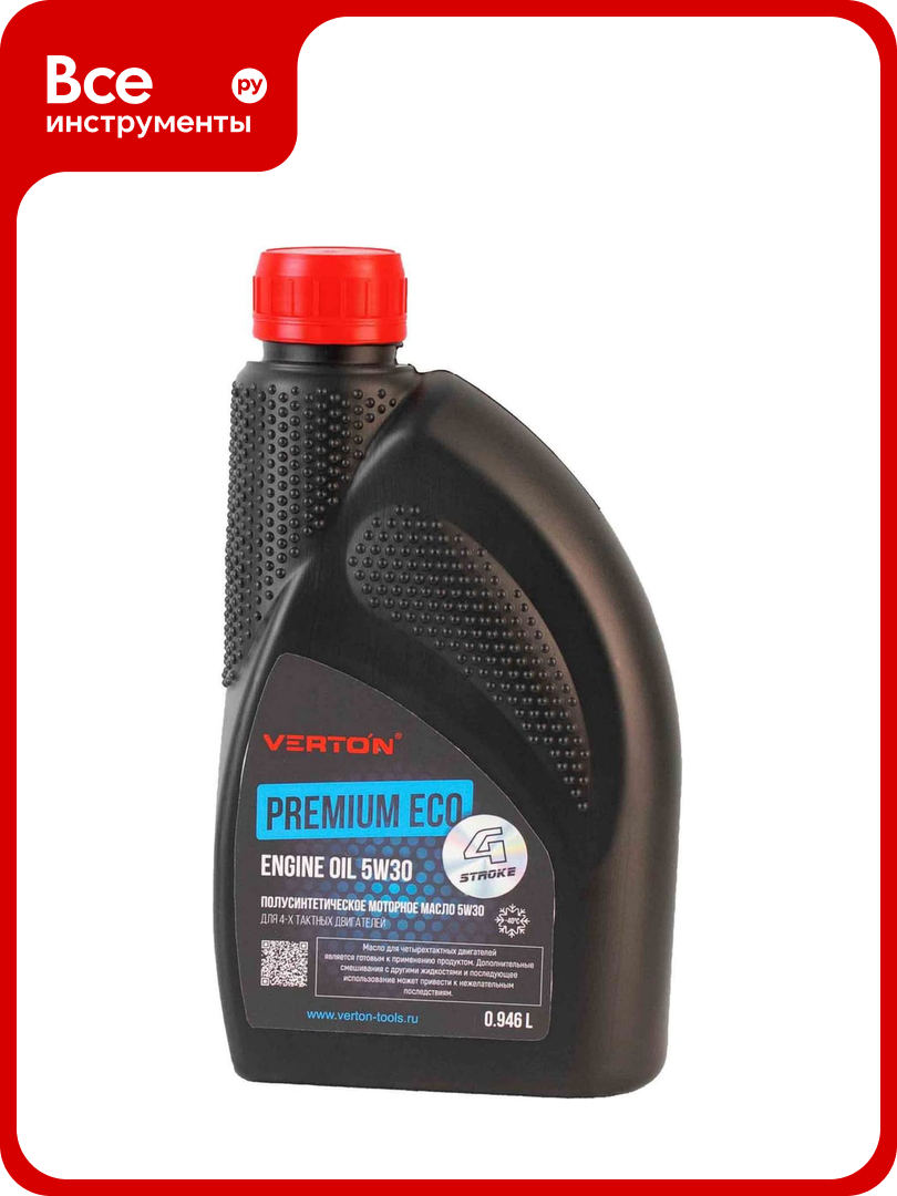 Моторное масло полусинтетическое 5W30 для 4-х тактных двигателей PREMIUM ECO VERTON 01.12543.12545