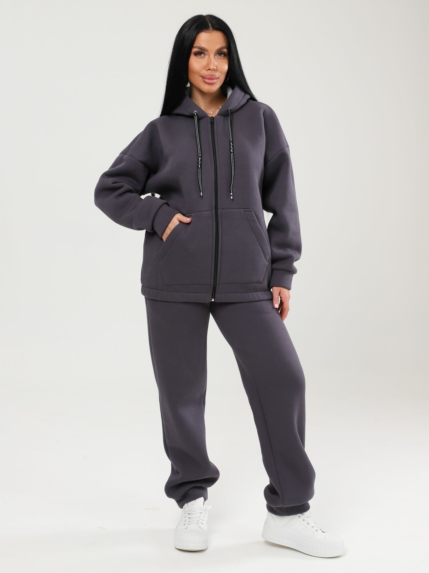 Комплект МОДЕЛИКА Осень-зима 2025 размер 52 серый