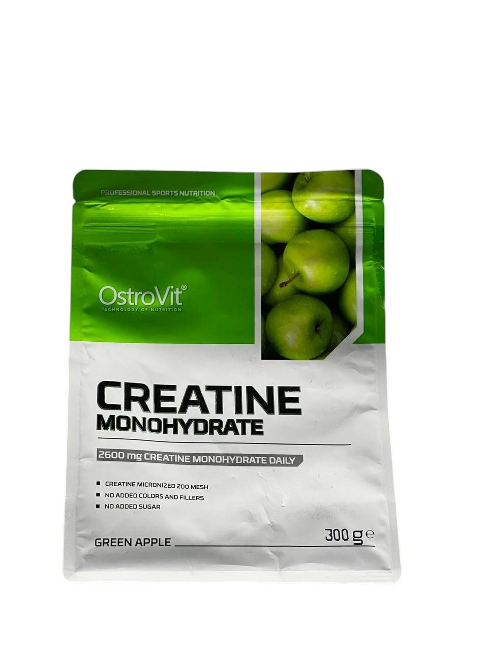 OstroVit Creatine Monohydrate 300 г (Зелёное яблоко)