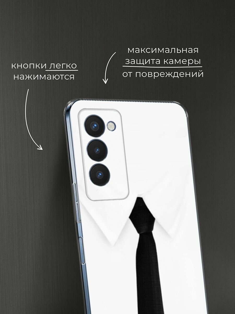Чехол на Tecno Camon 18P / Техно Камон 18Р с принтом "Галстук" — фото 1