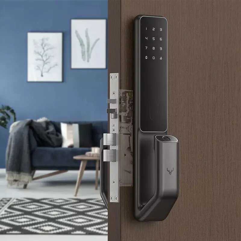 Картинки Умный дверной замок Xiaomi Lockin Smart Door Lock S30 Pro Fingerprint unlock NFC(Mihome APP), серый