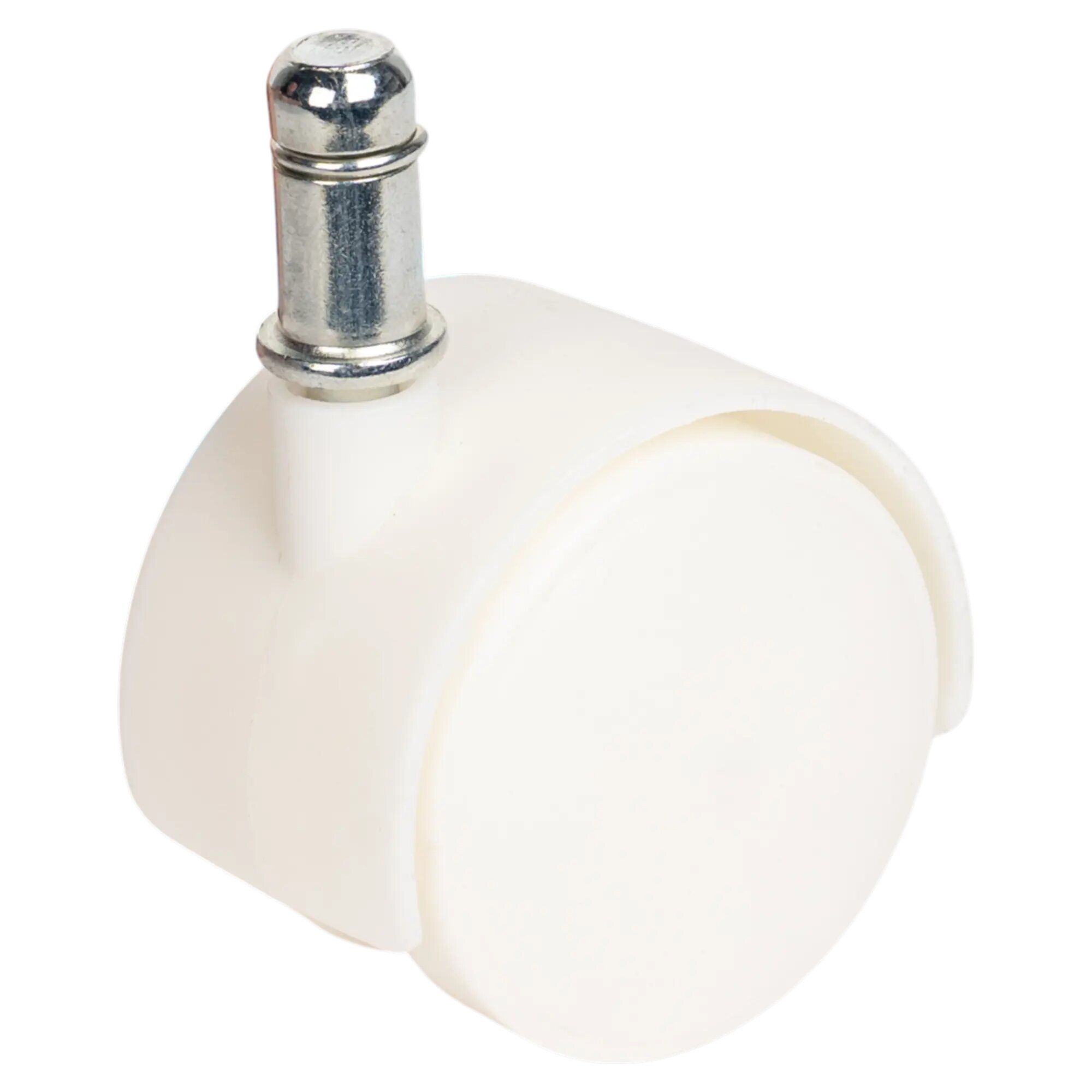 Колесо поворотное без тормоза 50 мм до 50 кг цвет белый