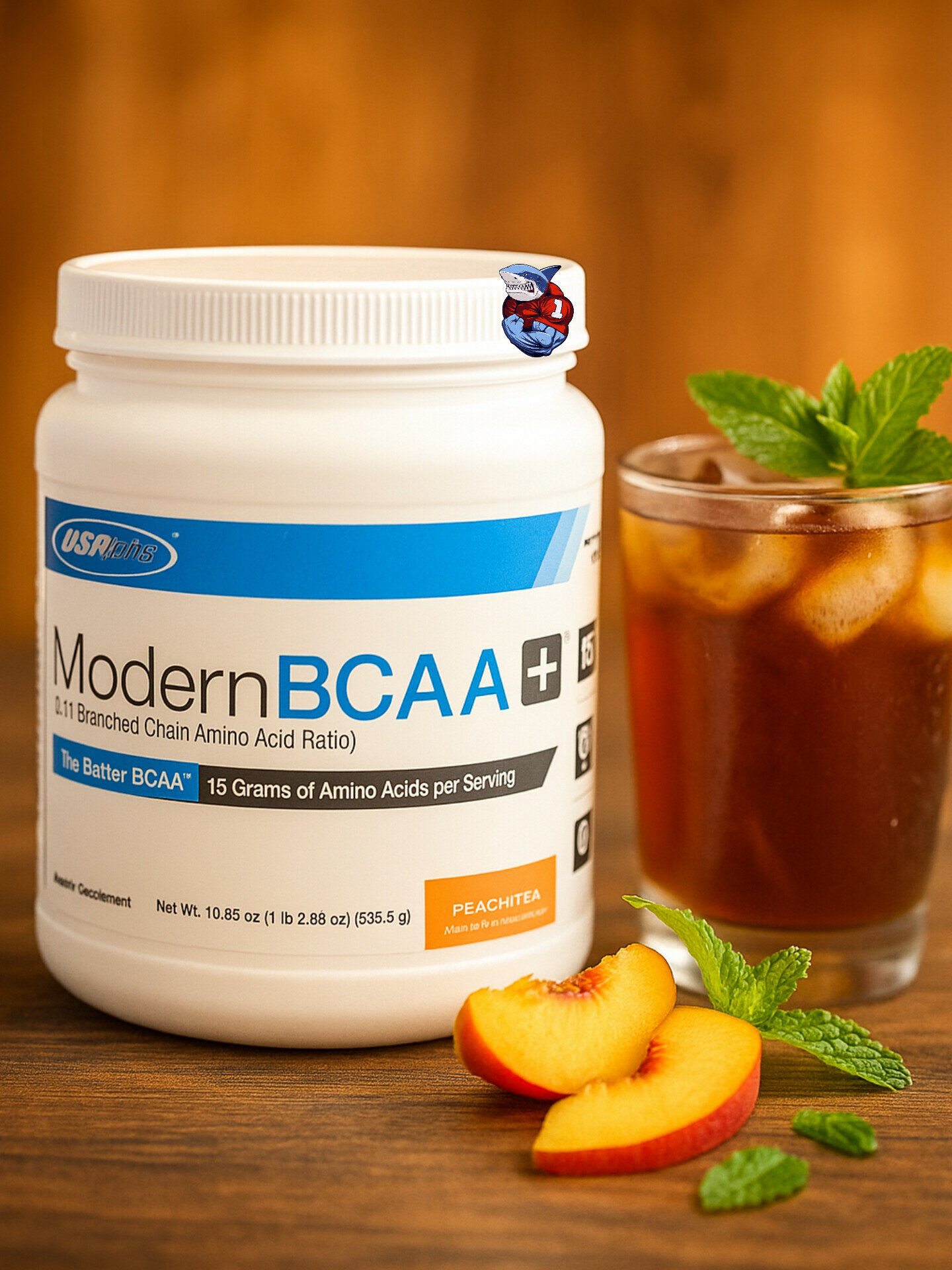 Modern Bcaa от Modern Sports Nutrition 30 порций для восстановления мышц. Персиковый чай
