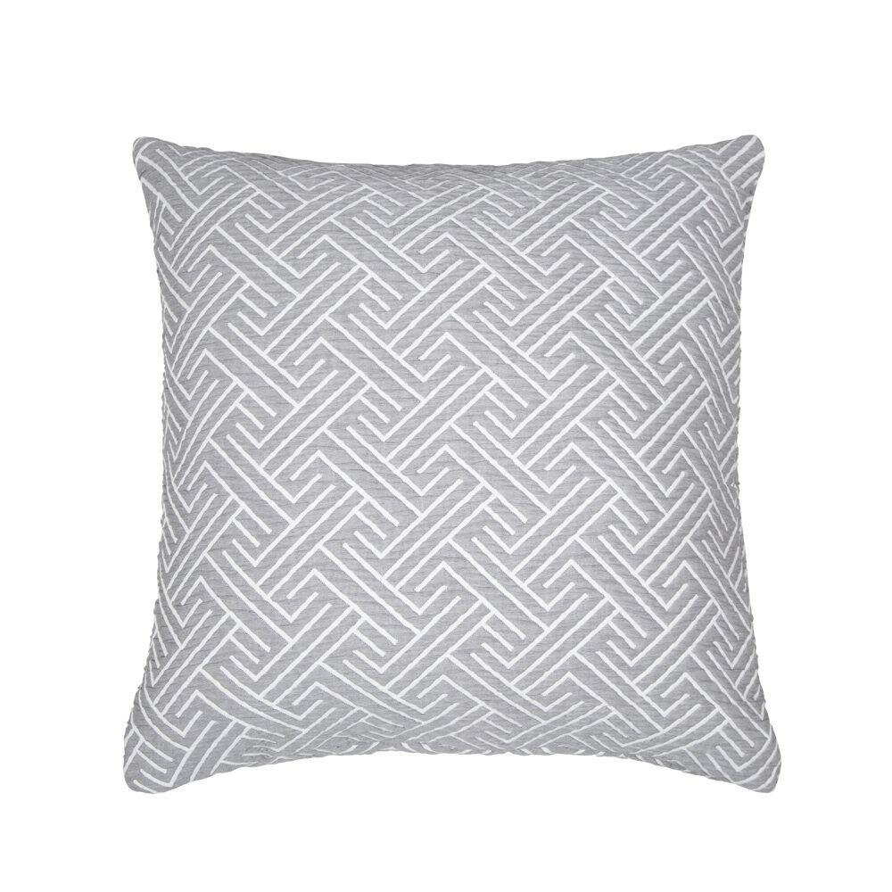 Подушка Гео 50x50 см цвет серый