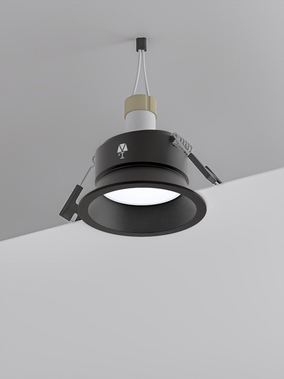 Встраиваемый влагозащищенный светильник interiorlight AQUA-2-BK — фото 1