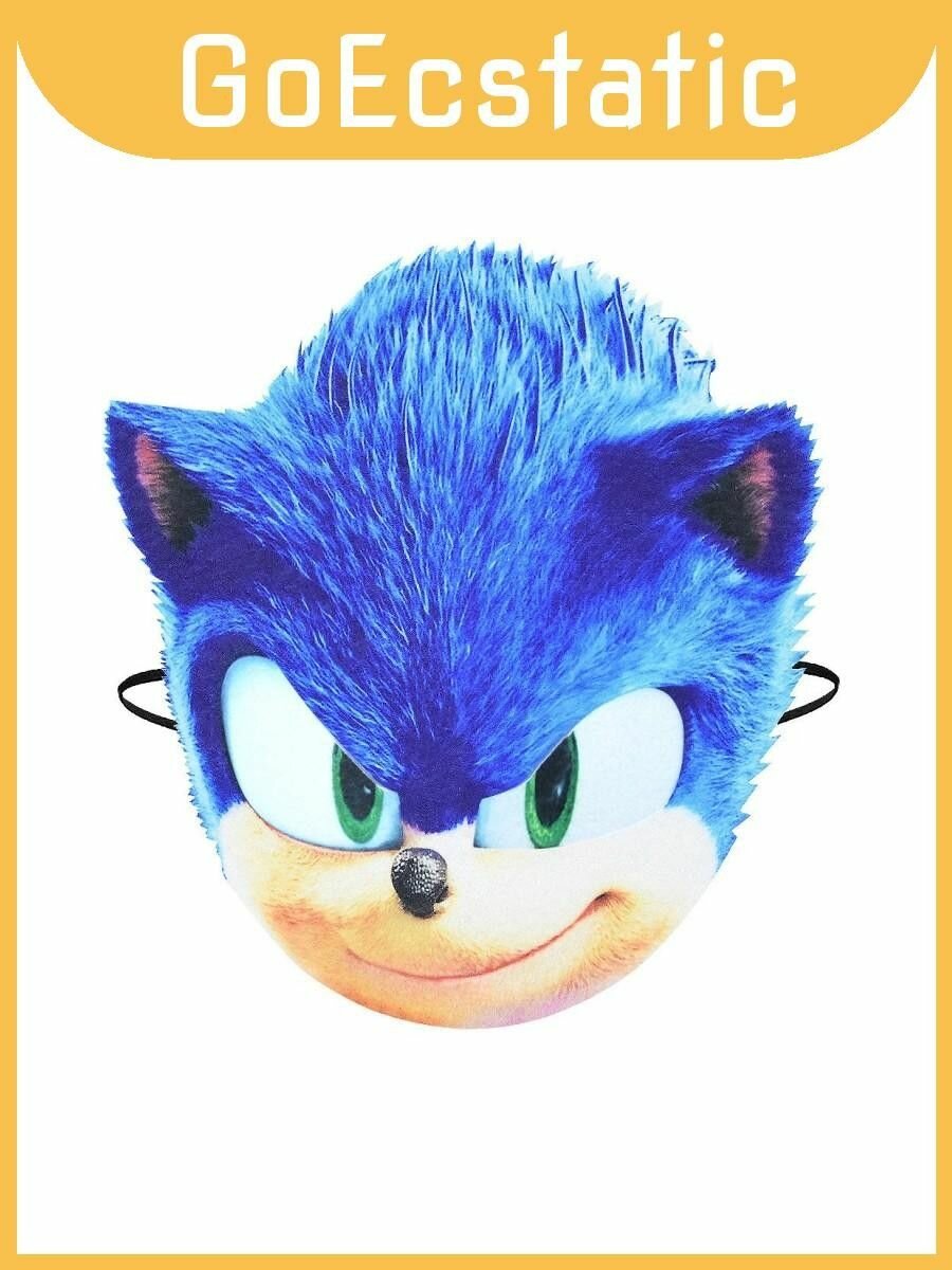 Blue sonic hedgehog маска для детей косплей вечеринки и хеллоуин события одна размер