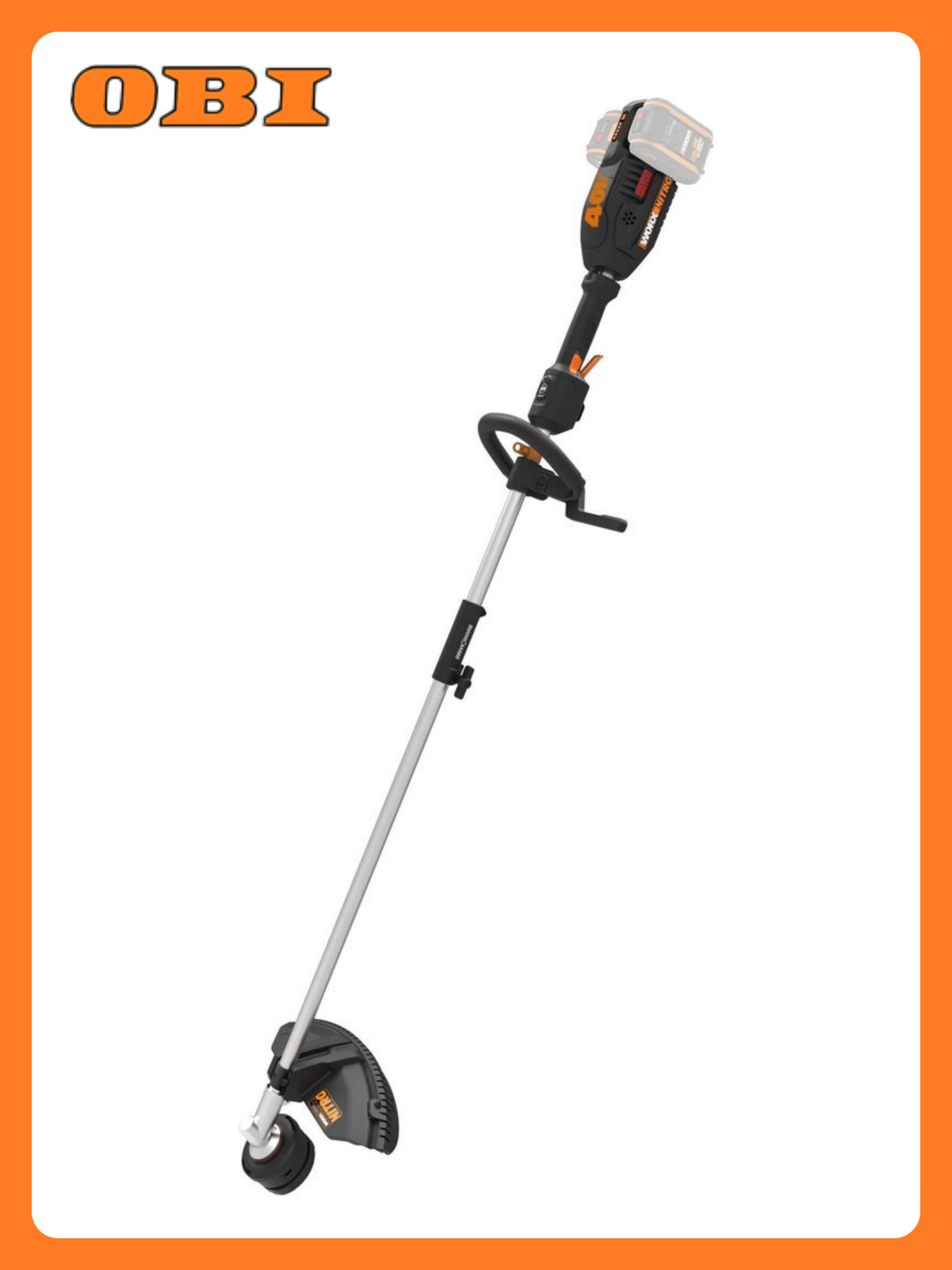 Триммер аккумуляторный WORX NITRO WG186E.92 40В без АКБ и ЗУ