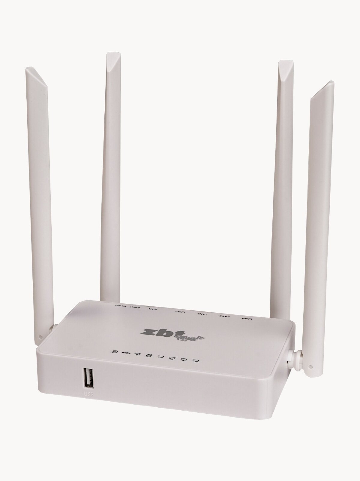 Роутер Wi Fi ZBT Magic 300 Мбит/с USB-портом для 4G USB-модема (без модема в комплекте)