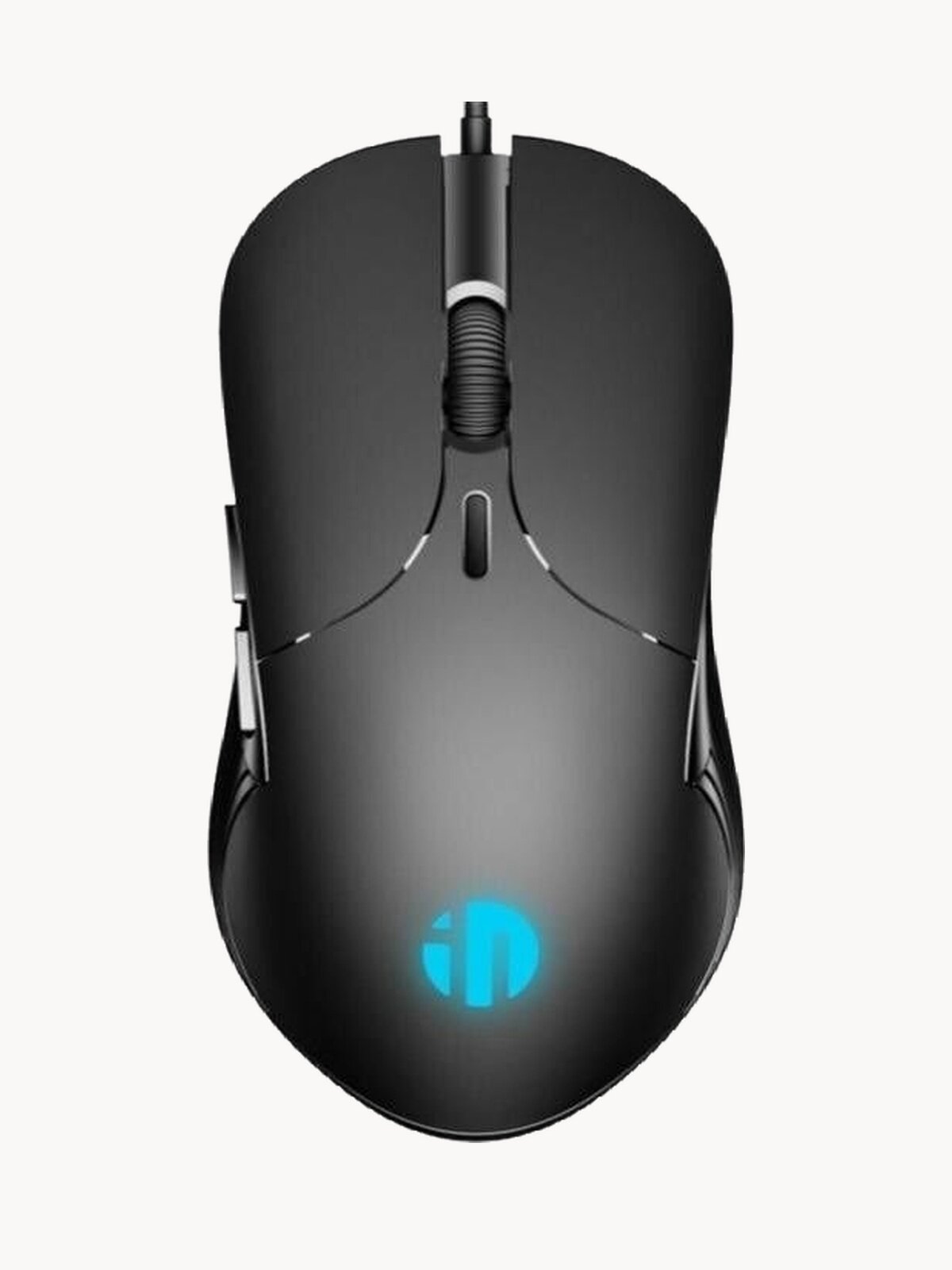 Игровая мышь inphic PB1P, черный, проводная, micro USB, оптический светодиодный сенсор, для правой руки