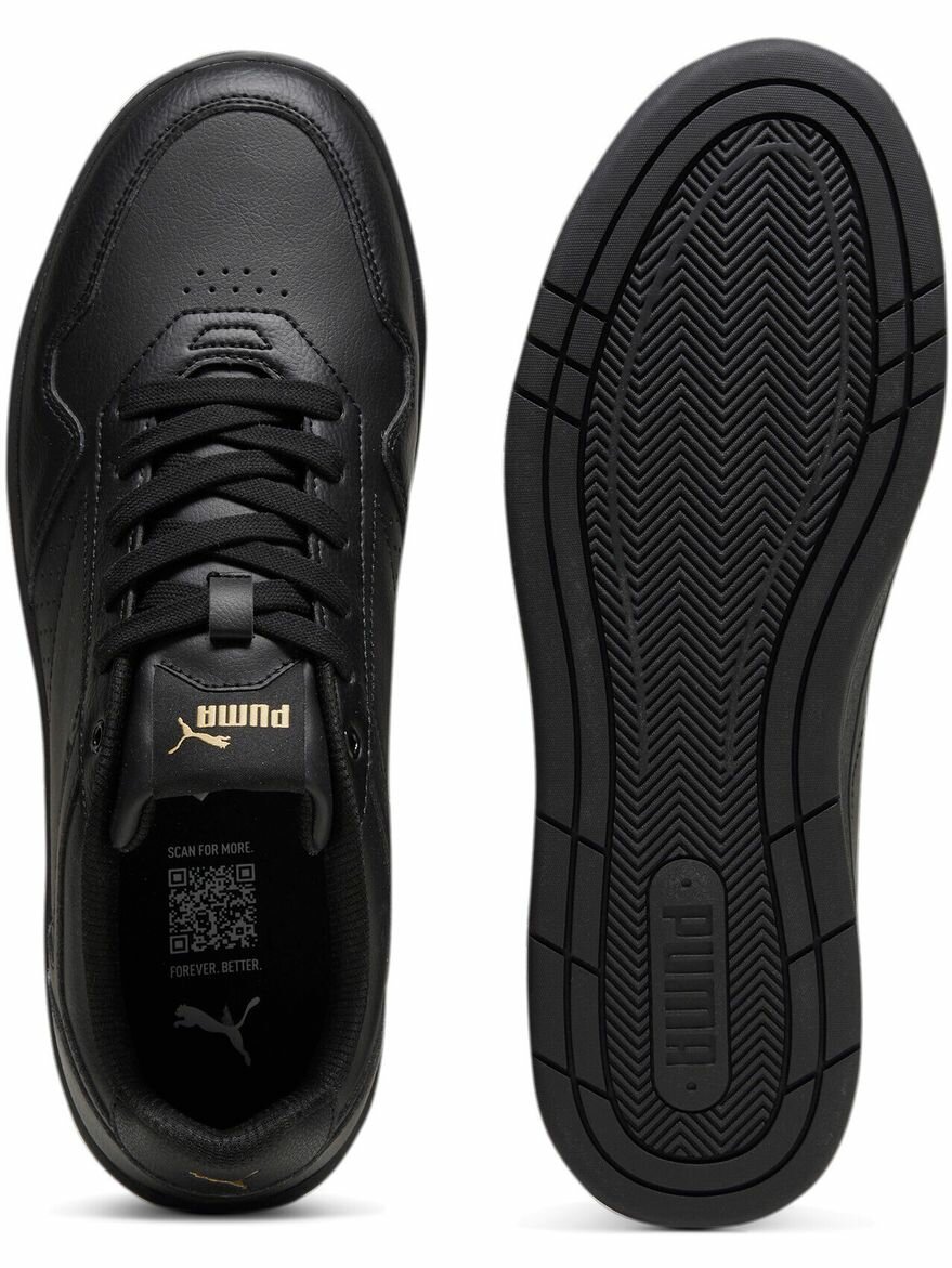 Кеды PUMA, размер 9 UK, черный — фото 1