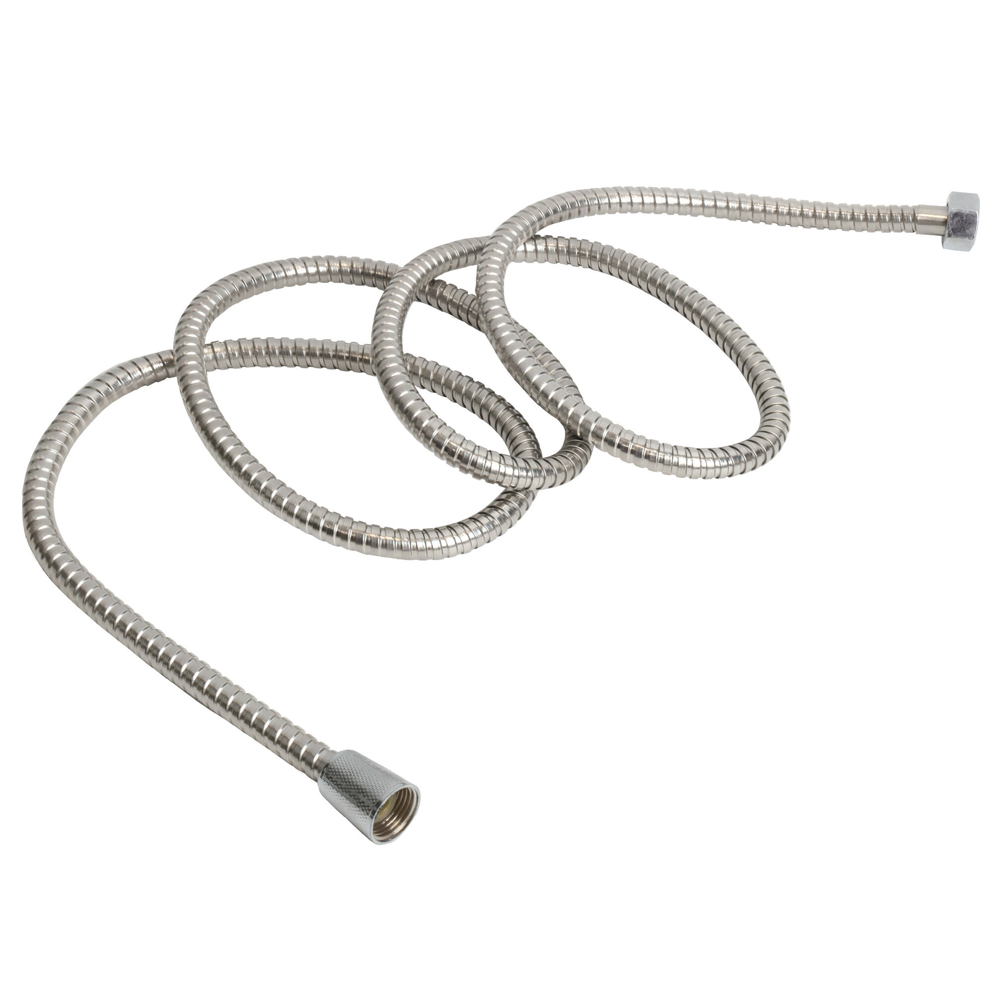 Шланг для душа OFELIS MU-SW2417, 200 см, металлическая оплетка, цвет хром