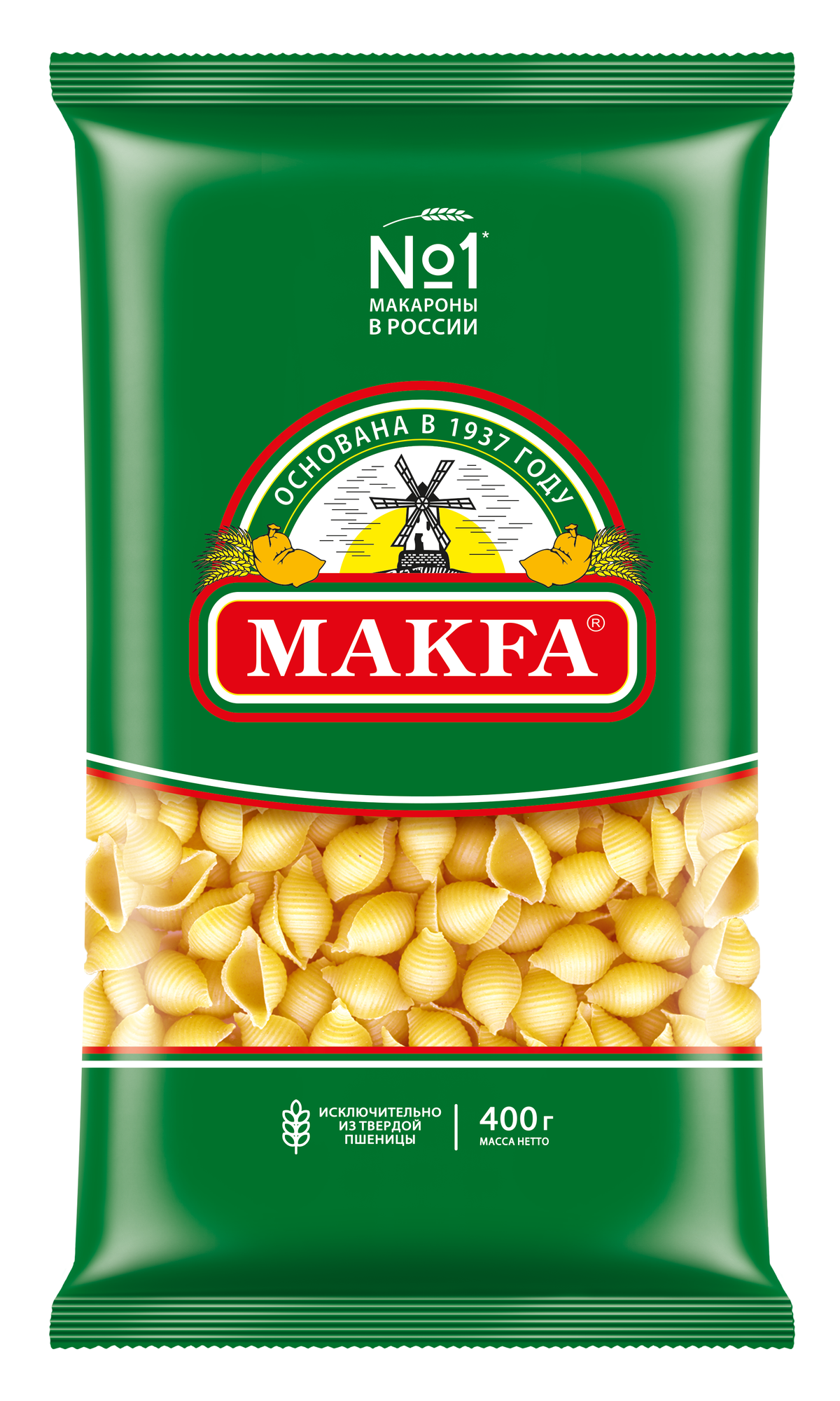 Makfa макароны ракушки (conchiglie), 400 г