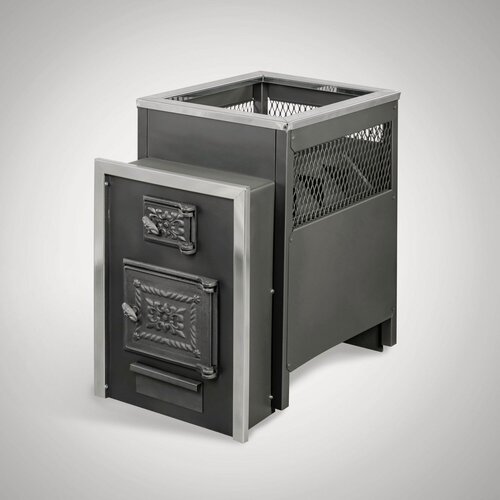 Изображение товара Печь банная "Радуга" ПБ-21Б, толщина топки 8мм, объем парилки до 25 м³