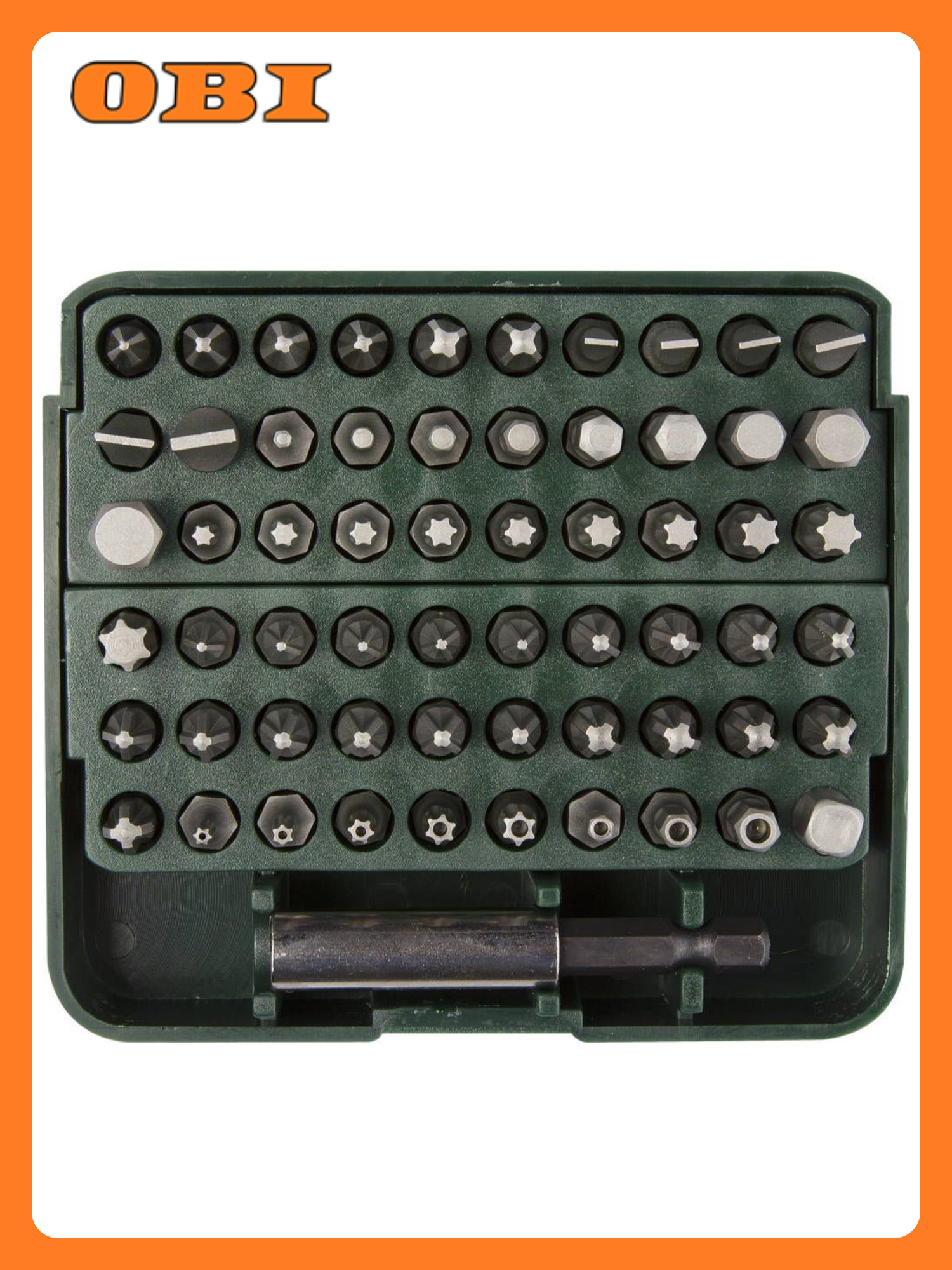 Набор бит и адаптеров KRAFTOOL 61 шт.