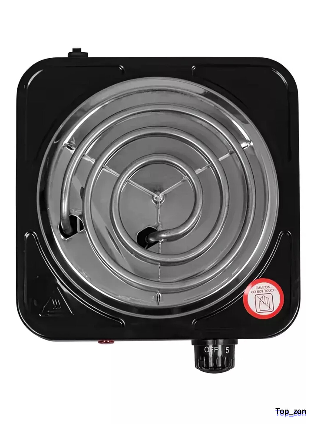 Настольная плита, электрическая, бирюзовая, компактная, для кухни — фото 1