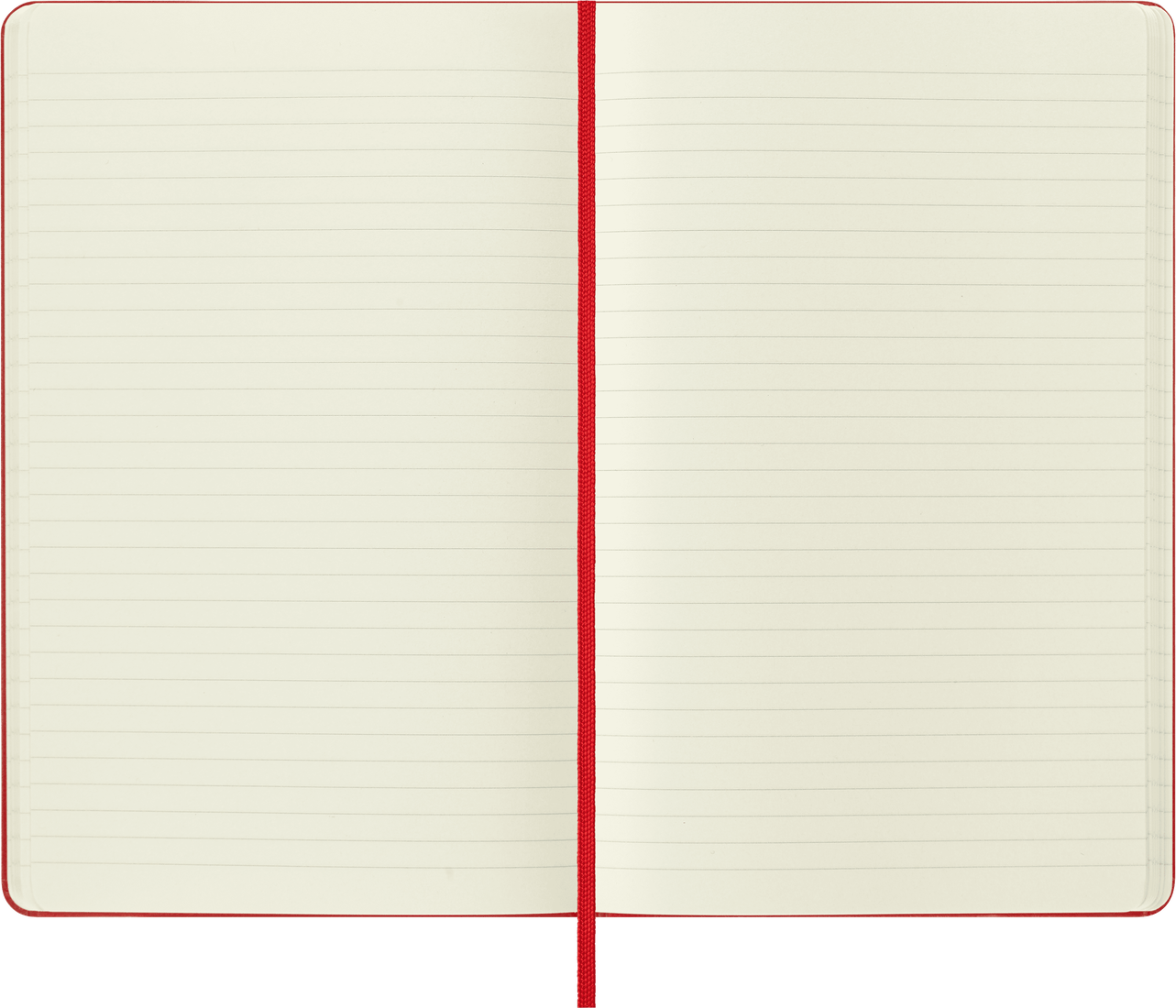 Блокнот Moleskine Classic QP060R Large 130х210мм, 240стр, линейка, твердая обложка, красный — фото 1