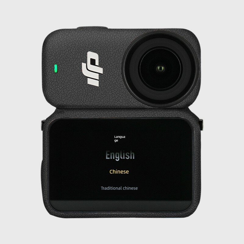 Защитная пленка для камеры DJI Osmo Nano с полным покрытием, устойчивая к царапинам, 3M клей, черный с текстурой кожи