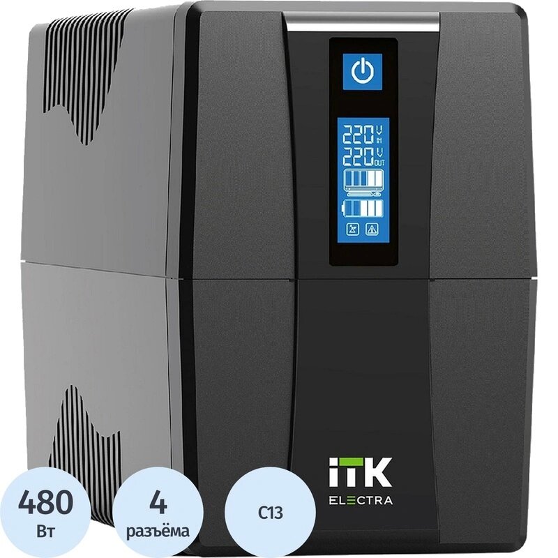 Источник бесперебойного питания ITK Electra EET-0800VA-1-001