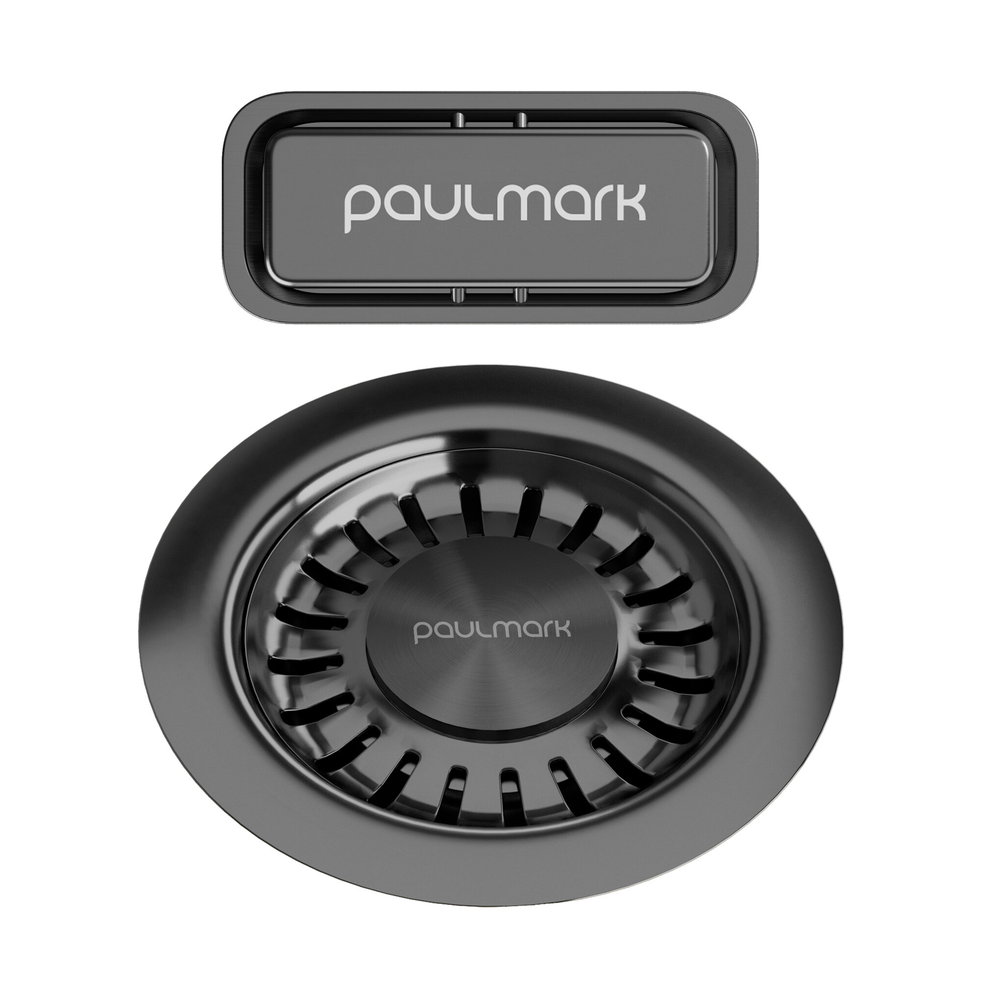 Сифоны/слив/крепёж Paulmark PM6024-GM вороненая сталь